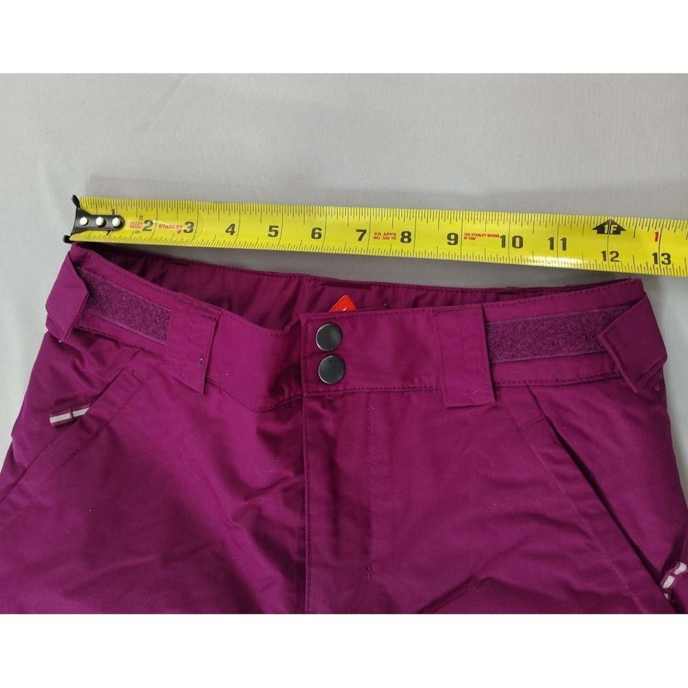 Columbia Kids M Purple "Outgrown" Adjustable Omni-Heat-Tech Snow Ski Pants - Picture 8 of 16